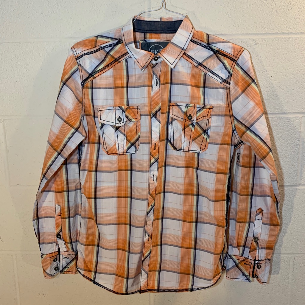 Plaid Bke Button Down
